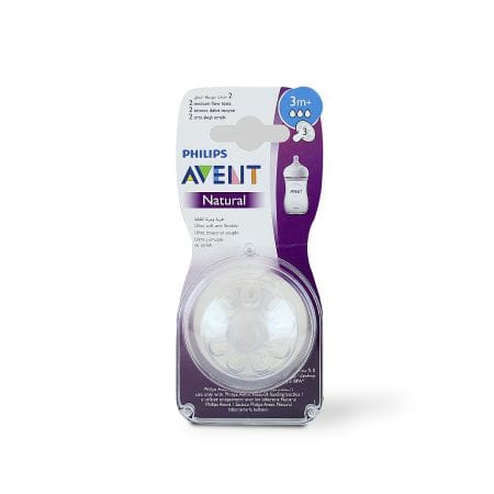 Philips Avent Natural 2.0 Teats 3M+ SCF043 / 27