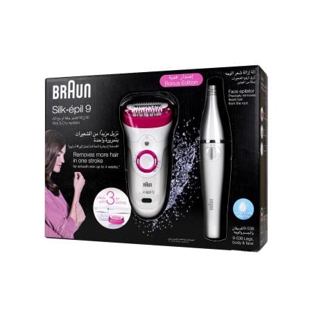 Braun Silk Epil 9-538 Legs Body & Facetype 5378