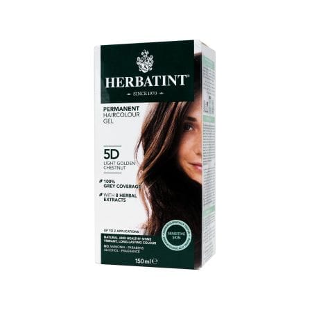 Herbatint Hair Colour Gel 5 D Light Golden Chestnut 150 ml