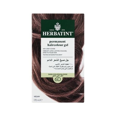 Herbatint Hair Colour Gel 6 D Dark Golden Blonde 150 ml