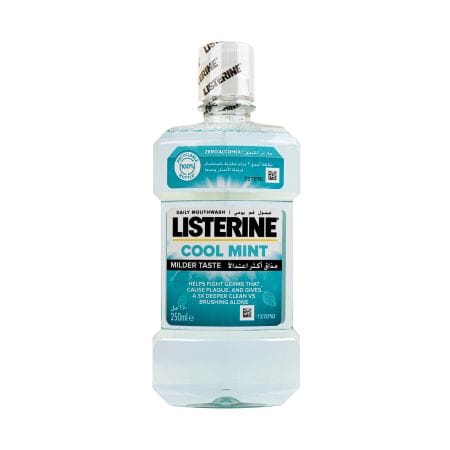 Listerine Mouth Wash Cool Mint Zero 250 Ml