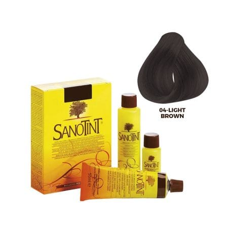 Sanotint Natural Hair Dye / 4 Light Brown
