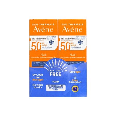 Avene Sun Fluid Spf 50+ 50 Ml 1 + 1 Offer