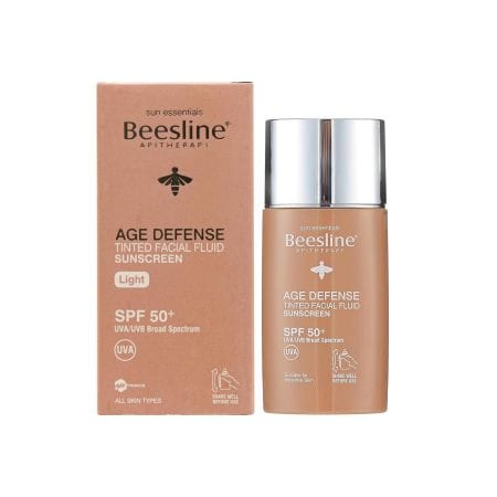 Beesline Age Defense Tinted Facial Fluid Sunscreen SPF 50+ 40 ml