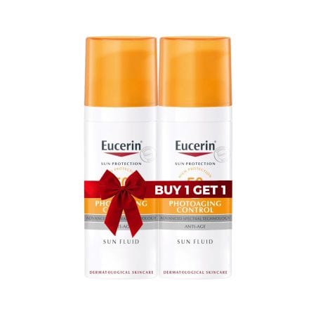 Eucerin Sun Fluid Anti Age Spf 50 50 Ml 1 + 1 Free