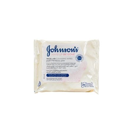 Johnsons D-E Facial Wipes Extra Sensitive Fragrance Free 25 S