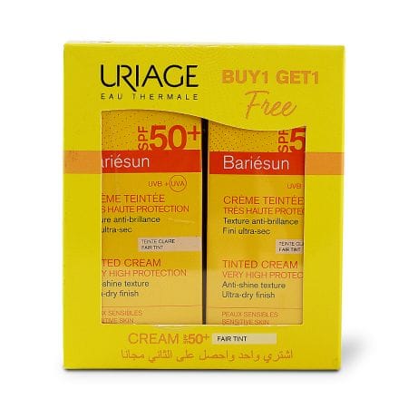 Uriage Bariesun Sun Cream Spf 50 + 50 Ml 2 For 1 Offer