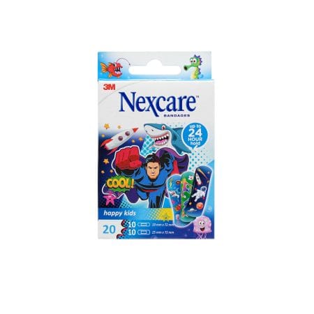 Nexcare Plaster Happy Kids Cool Assorted 20 S