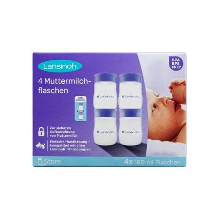 Lansinoh Breastmilk Storage Bottle 160 Ml X 4 S