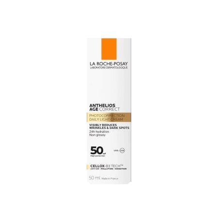 La Roche Posay Anthelios Age Correct Photocorrection Daily Light Cream Spf 50 50 Ml