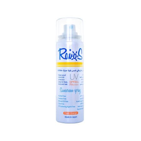 Raios Sunscreen Spray Spf 50+ Fresh Orange 70 Ml