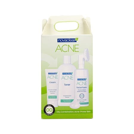 Novaclear Acne Kit ( Cream + Toner + Facial Foam )