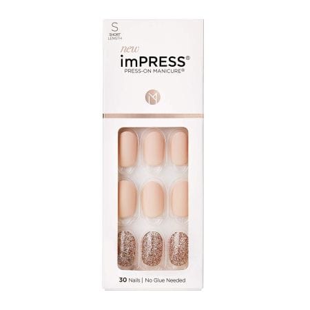 Kiss Nails Impress Short Evanesce Kim003C 30 S