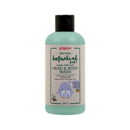 Pigeon Natural Botanical Baby Head And Body Wash 200 Ml