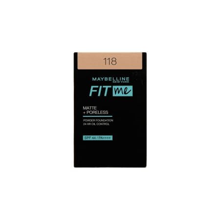 Maybelline New York Fit Me Powder Foundation SPF 44 118 Light Beige