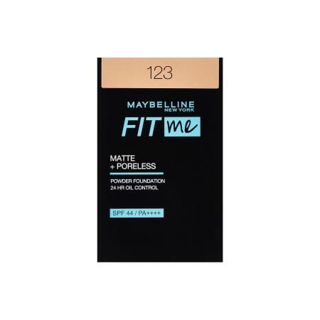 Maybelline New York Fit Me Powder Foundation SPF 44 123 Soft Nude