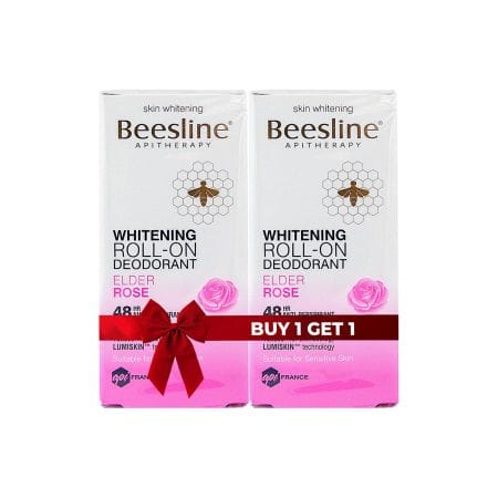 Beesline Whitening Roll-On Deodorent Elder Rose 50 Ml 1 + 1 Offer