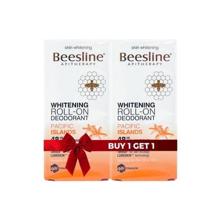 Beesline Whitening Roll-On Deodorent Pacific Islands 50 Ml 1 + 1 Offer