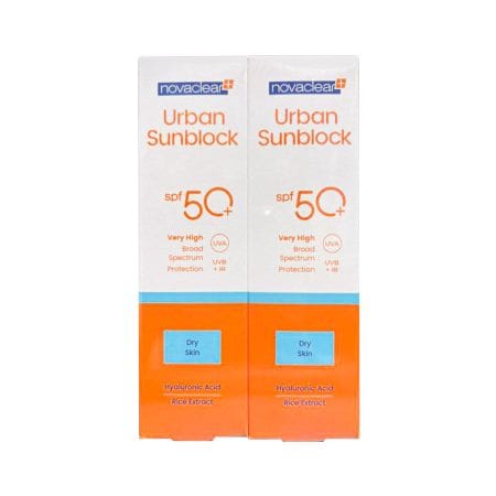 Novaclear Urban Sunblock Cream Spf 50+ Dry Skin 40 Ml 1 + 1 Offer