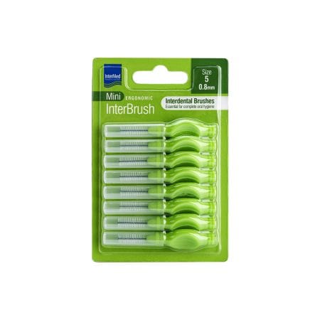Intermed Ergonomic Mini Interbrush Size 5 0.8 Mm 8 S