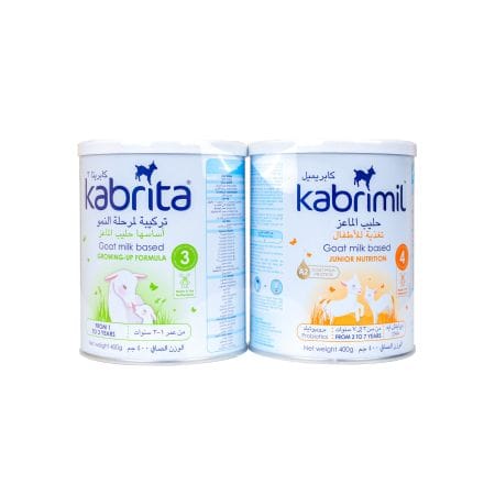 Kabrita 3 Goat Milk 400 G + Kabrimil 4 Goat Milk 400 G Offer