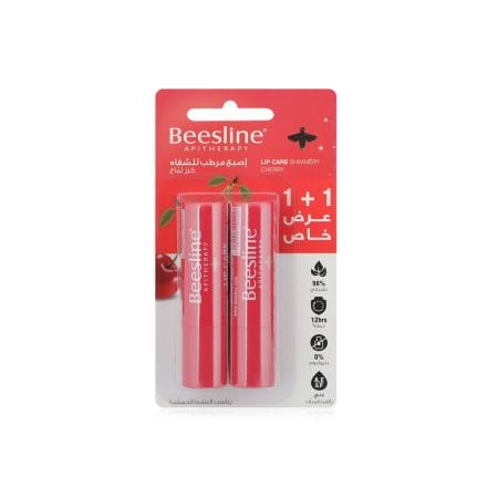 Beesline Lip Care Shimmery Cherry 4 G 1 + 1 Offer
