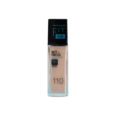 Maybelline New York 16H Matt Poreless SPF 22 Foundation 110 30 ml Porcelaine