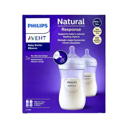 Philips Avent Bottle Natural 1 M+ 3.0 260 ml X 2 SCY903 / 02
