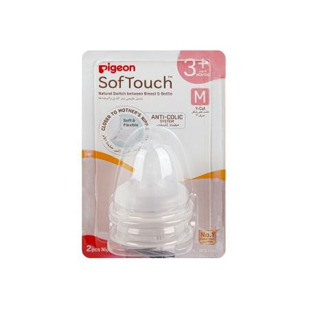 Pigeon Softouch Nipple M Y-Cut 3+ 2 S 81241
