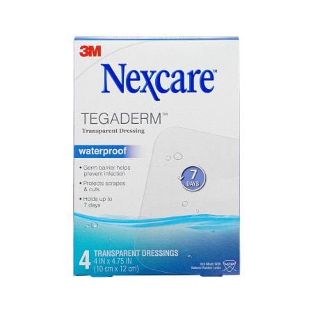 Nexcare Tegaderm Transparent Dressing 10 Cm X 12 Cm 4 S