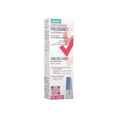 Fortel Ultra Sensitive Pregnancy Midstream Test 1 S