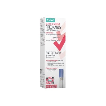 Fortel Ultra Sensitive Pregnancy Midstream Test 2 S