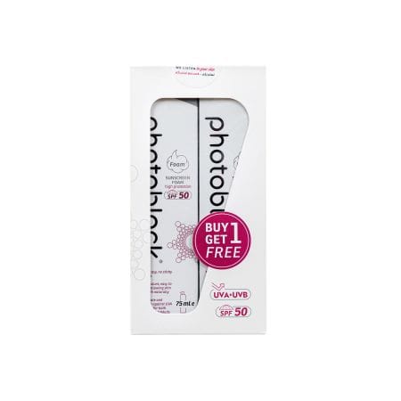 Derma Pella Photoblock Sunscreen Foam Spf 50 75 Ml � Buy 1 Get 1 Offer