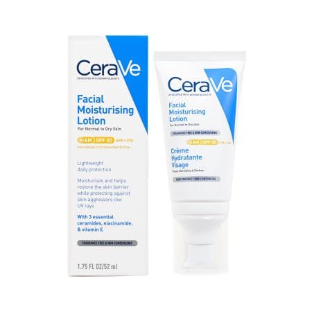 Cerave AM Facial Moisturising Lotion SPF 50 52 ml