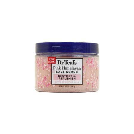 Dr Teals Pink Himalayan Salt Body Scrub 454 G