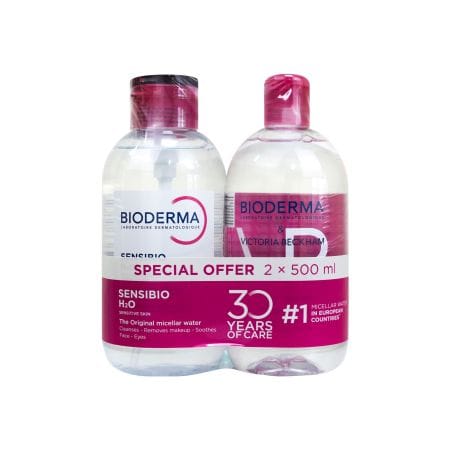 Bioderma Sensibio H2O 500 Ml With Pump + 500 Ml VB Edition Free