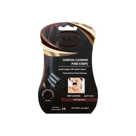 ENJOY Charcoal Cleansing Pore Nose Strips 10 S