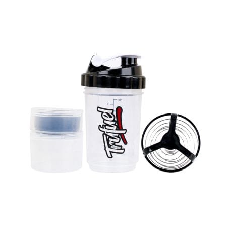 Shaker 3 In 1 Bottle - Black
