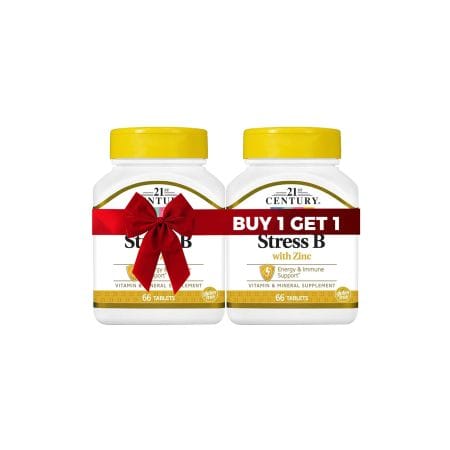 21 St Century Stress B + Zinc Tab 66 S 1 + 1 Offer