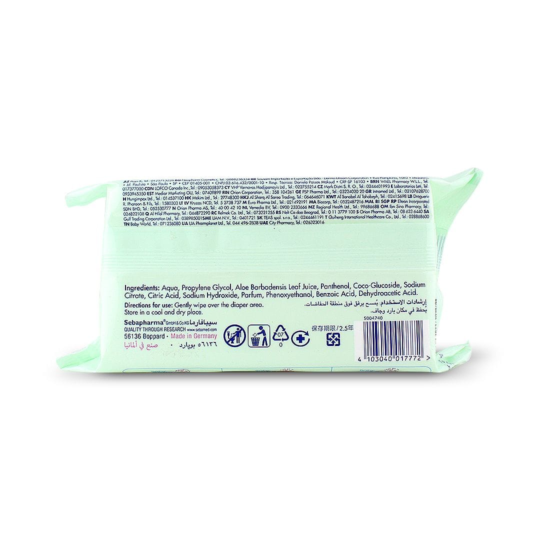 Buy Sebamed Baby Wipes Aloe Vera 72 S Online in UAE | Al Ain Pharmacy