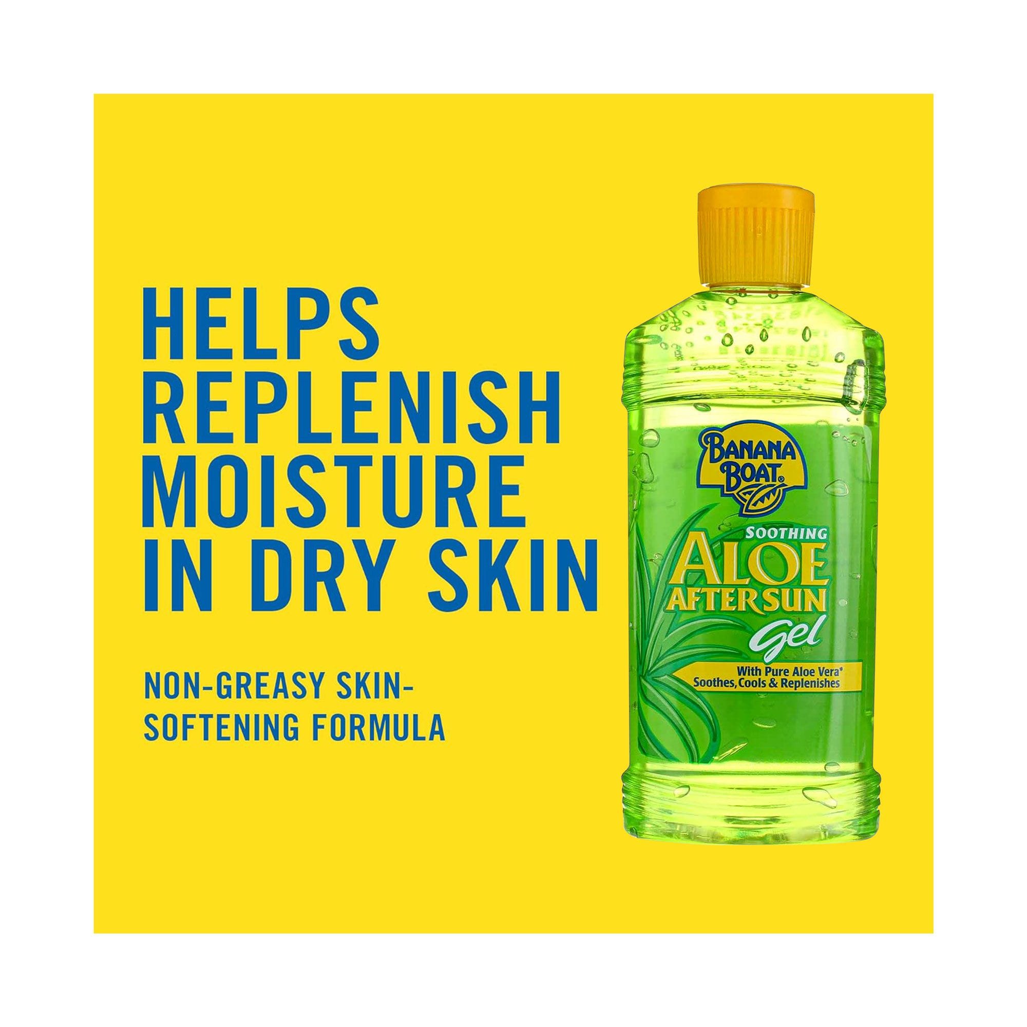 Buy Banana Boat Soothing Aloe Vera After Sun Gel 8 Oz Online in UAE | Al  Ain Pharmacy